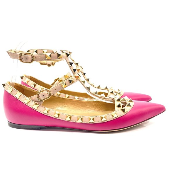 フラットシューズ VALENTINO GARAVANI Woman Flat shoes Gold 6W0S0LX2TVF ADX Valentino Garavani Women's Gold Leather Loafers Slip On
